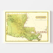 map of Louisiana