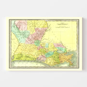 map of Louisiana