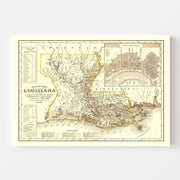 map of Louisiana
