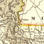 old Louisiana map