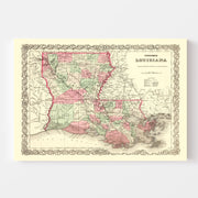 map of Louisiana