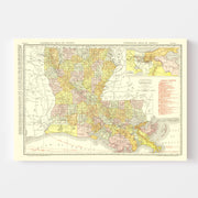 map of Louisiana