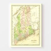 map of Maine