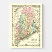 map of Maine