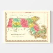 map of Massachusetts