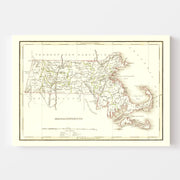map of Massachusetts