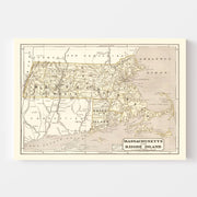 map of Massachusetts