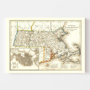 map of Massachusetts