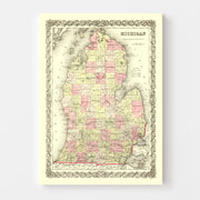 map of Michigan