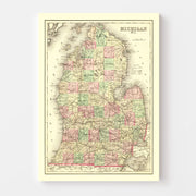 map of Michigan