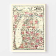 map of Michigan