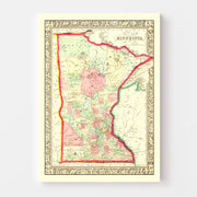 map of Minnesota