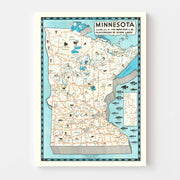 map of Minnesota