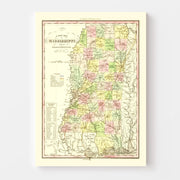 map of Mississippi