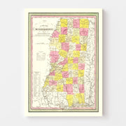map of Mississippi