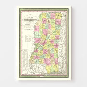 map of Mississippi