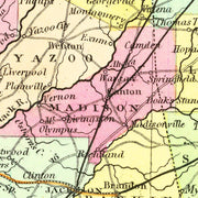 old Mississippi map