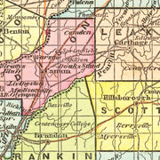 old Mississippi map