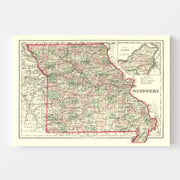 map of Missouri