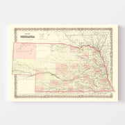 map of Nebraska