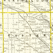 old Nebraska map