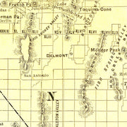 old Nevada map