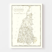 map of New Hampshire