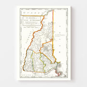 map of New Hampshire