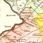 old New Jersey map