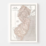 map of New Jersey