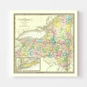 map of New York