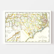 map of North Carolin