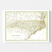 map of North Carolin