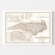 map of North Carolin