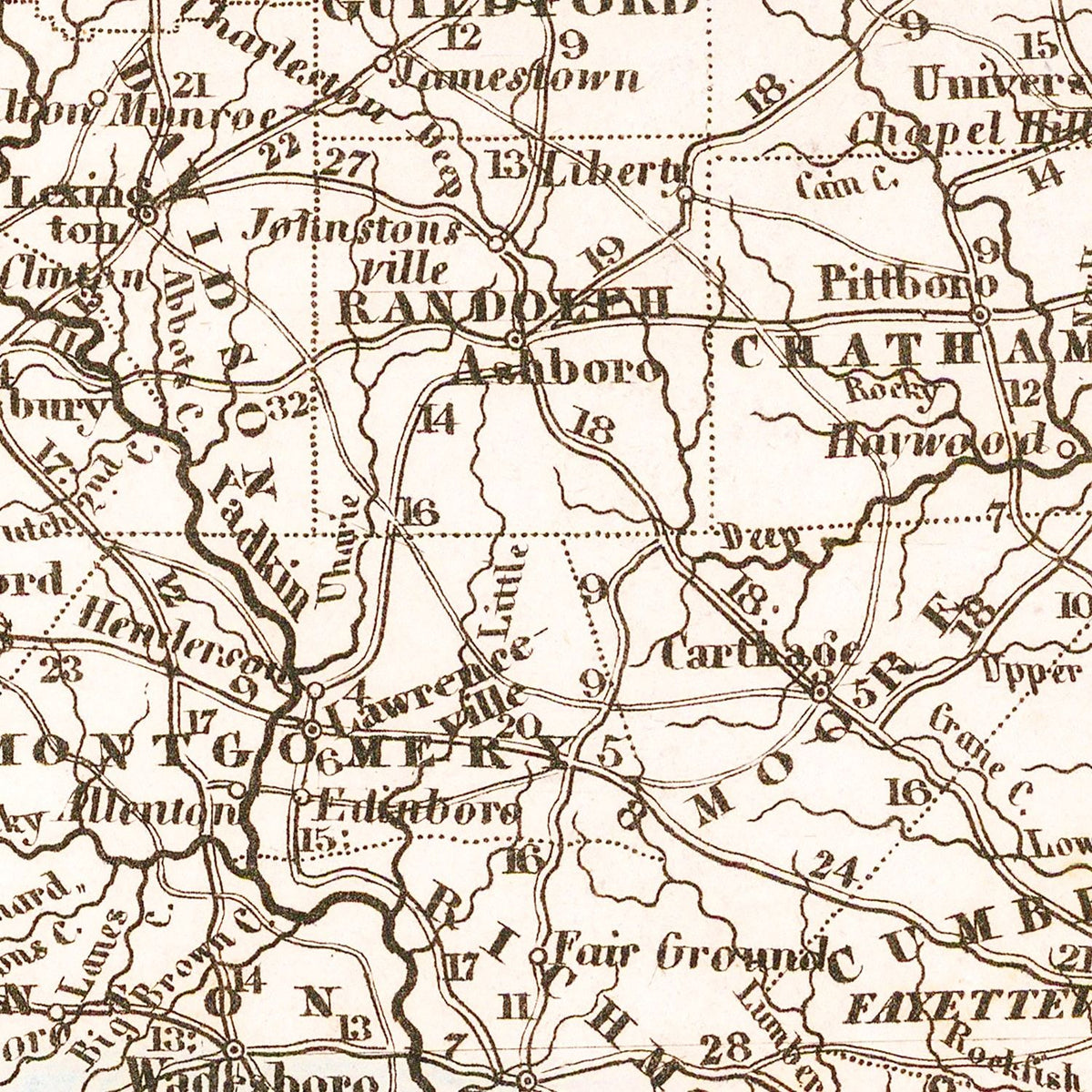 Vintage North Carolina Maps