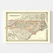map of North Carolin