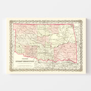map of Oklahoma