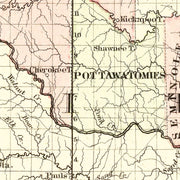 old Oklahoma map