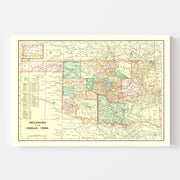 map of Oklahoma