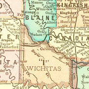old Oklahoma map