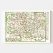 map of Oklahoma