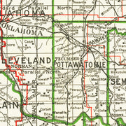 old Oklahoma map