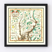 Pennsylvania Vintage Map 1690