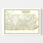 map of Pennsylvania