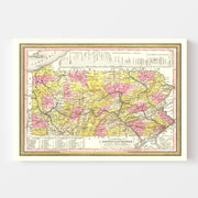 map of Pennsylvania