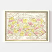 map of Pennsylvania