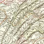 old Pennsylvania map