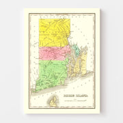 map of Rhode Island