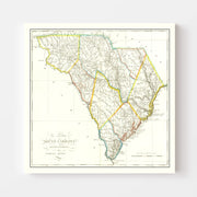 map of South Carolin