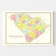 map of South Carolin